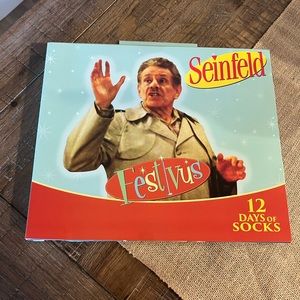 New Seinfeld 12 Days of Socks Size 6-12